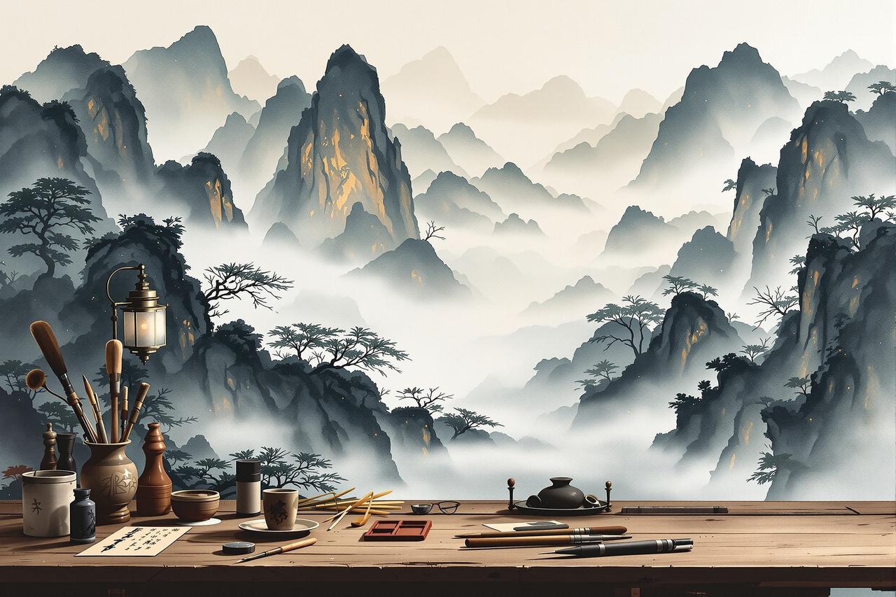 同人动漫网站主题片单 - 描金水墨·文艺雅集